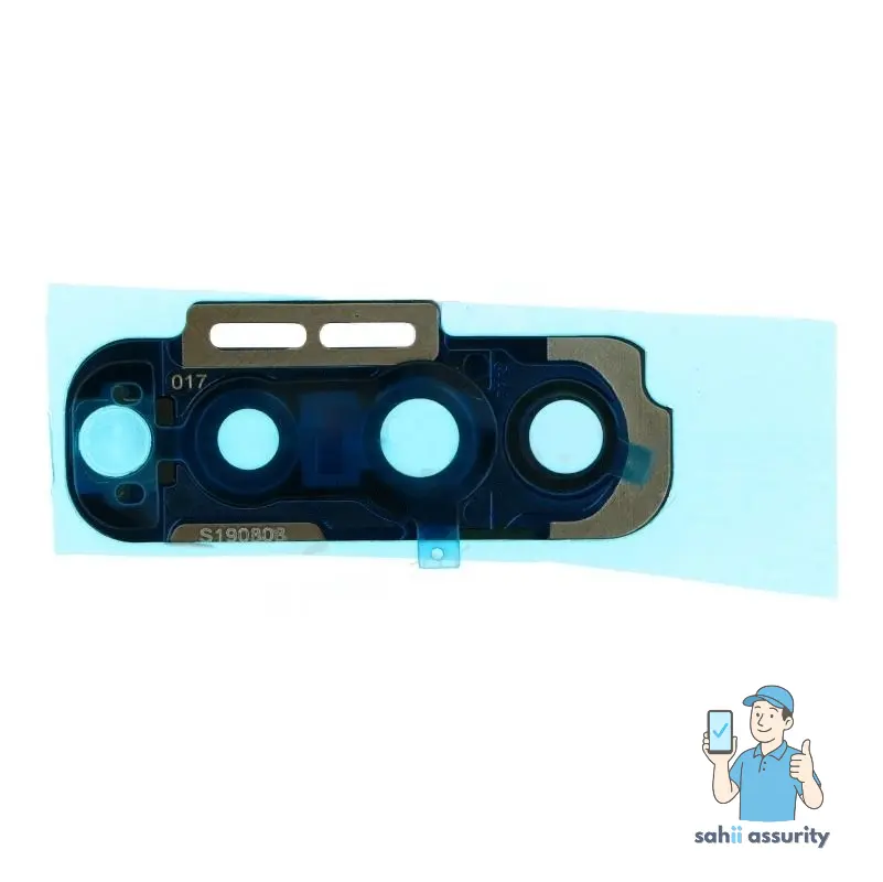 Camera Lens Glass with Frame for OnePlus 7T Pro Black thumbnail